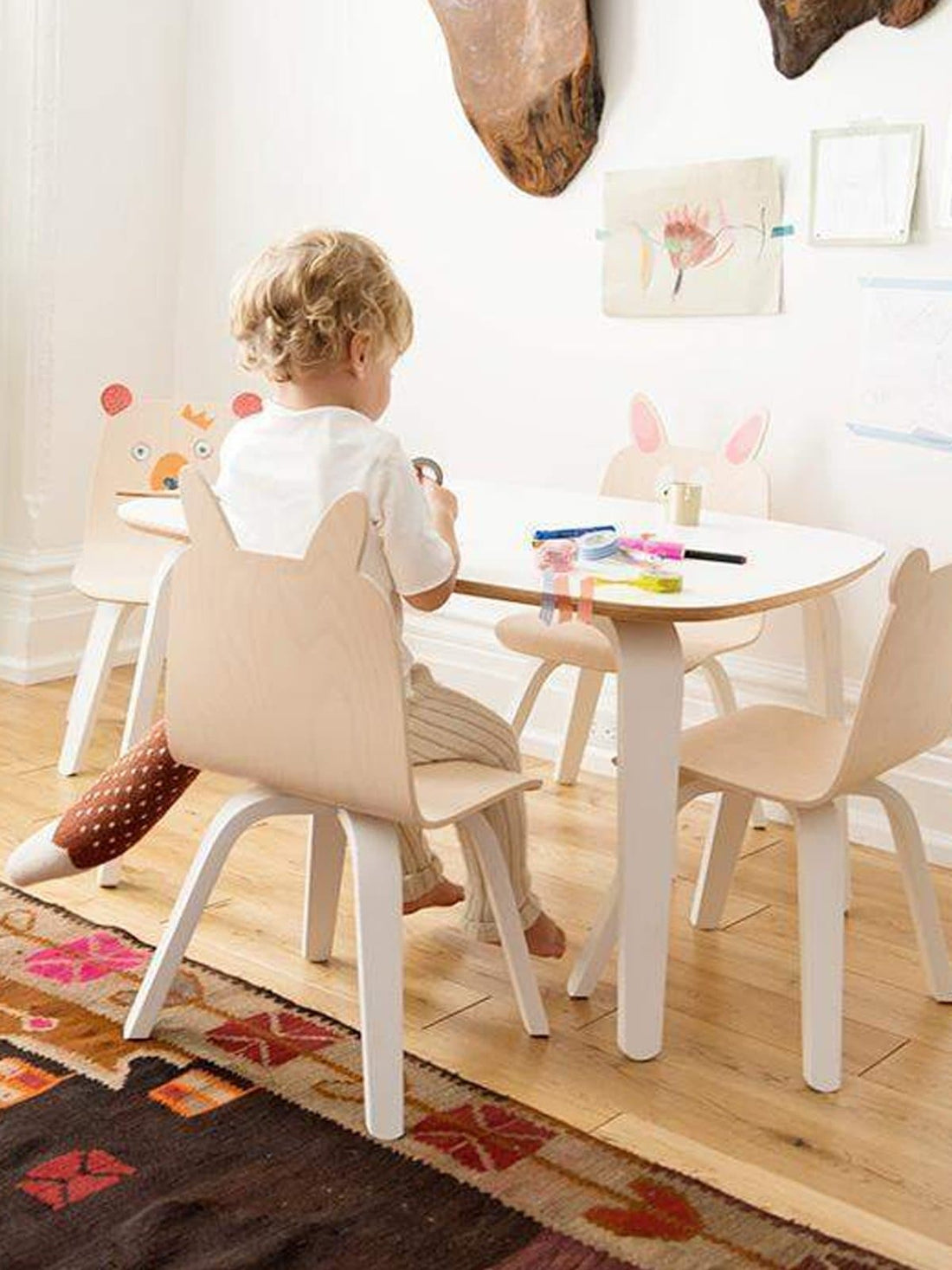 BEAR PLAY CHAIRS, SET OF 2, BIRCH - Norman & Jules