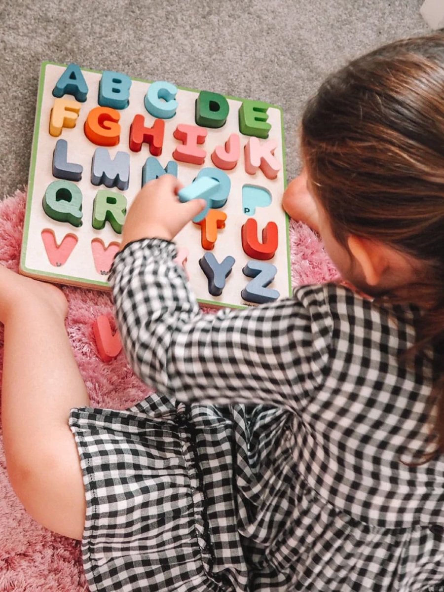 UPPERCASE CHUNKY ALPHABET PUZZLE - Norman & Jules