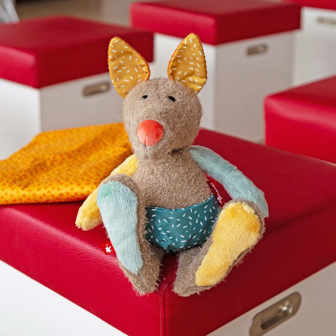 Patchwork Kangaroo Plush Toy