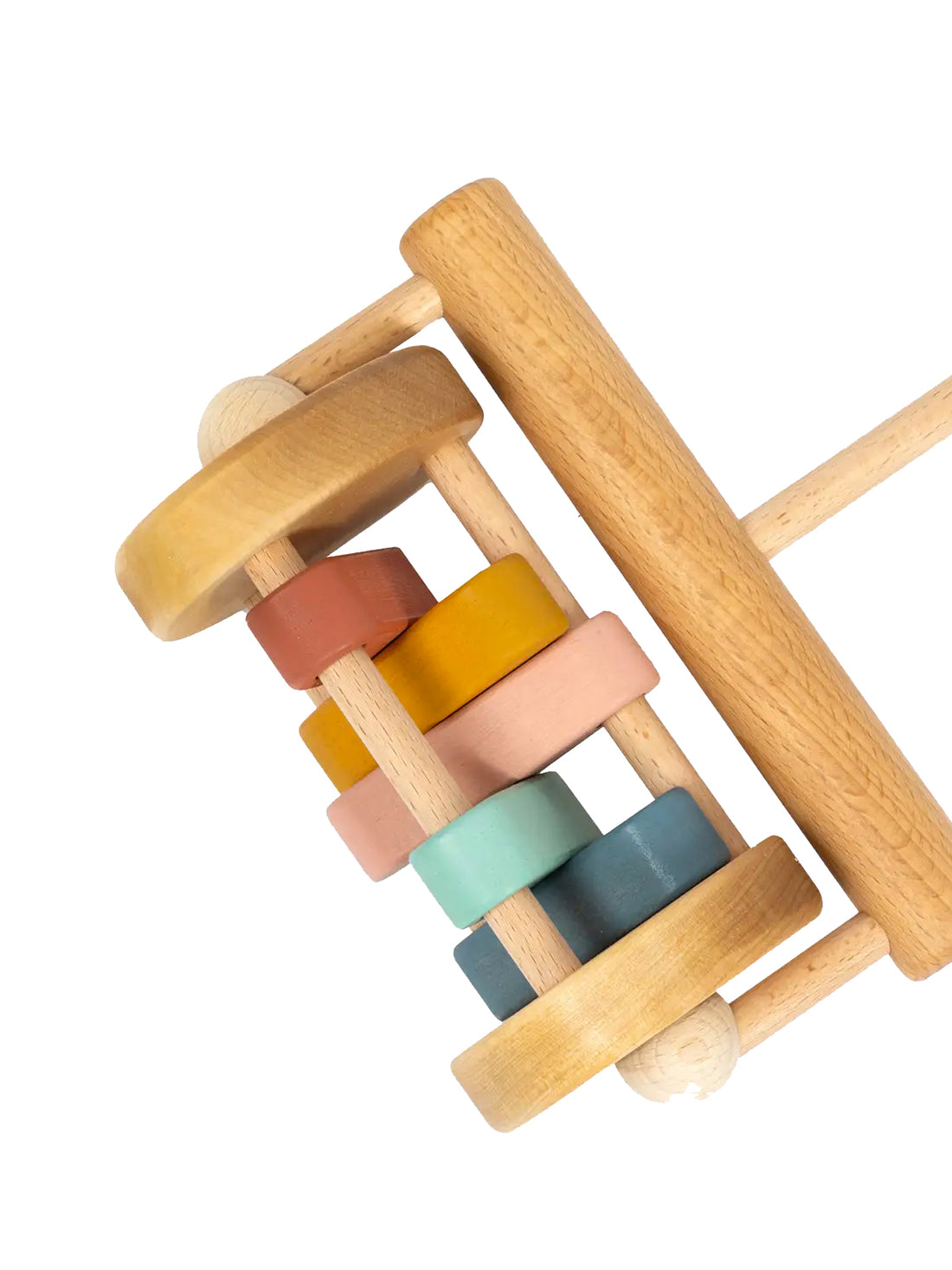 WOODEN RATTLE PUSH TOY