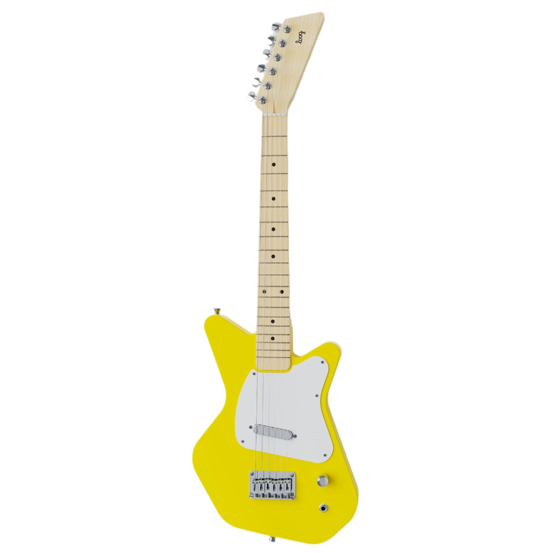 Loog Pro VI Electric Guitar, White