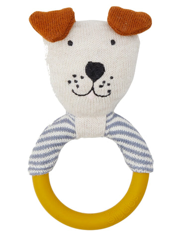 KNIT + SILICONE DOG TEETHER