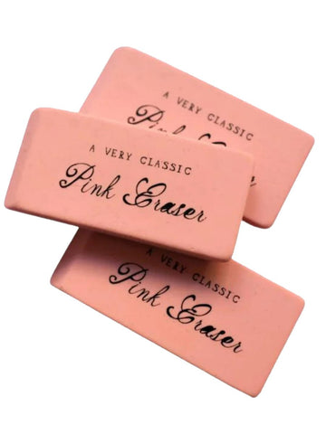 A Very Classic Pink Eraser - Norman & Jules