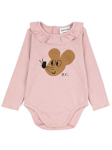 BABY MOUSE RUFFLE COLLAR ONESIE - Norman & Jules