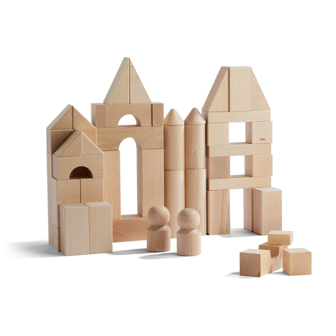 BASIC BUILDING BLOCKS, 60-PIECE SET - Norman & Jules