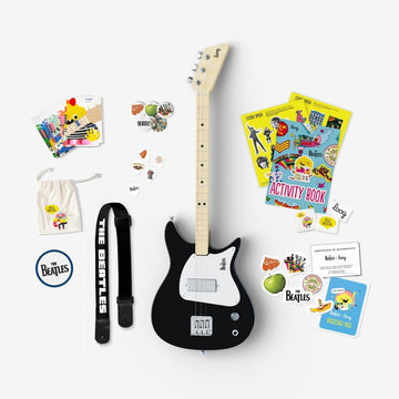 BEATLES + LOOG ELECTRIC GUITAR KIT, BLACK - Norman & Jules