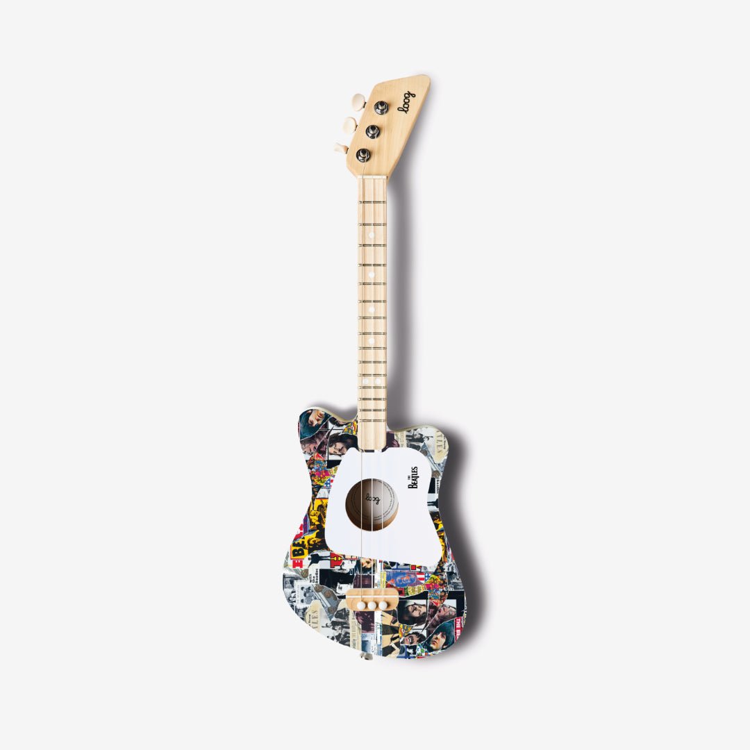 BEATLES + LOOG MINI GUITAR KIT, COLLAGE - Norman & Jules