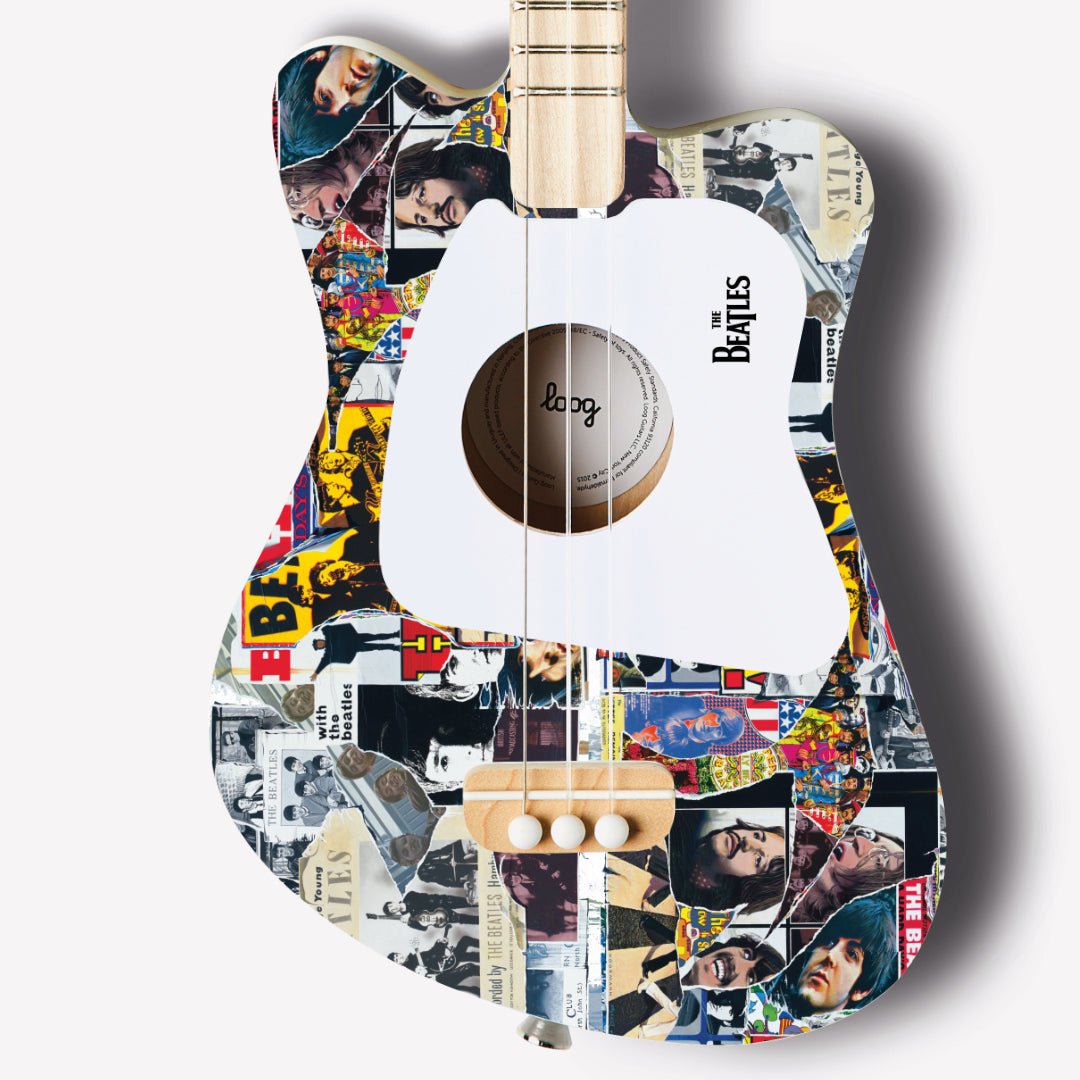 BEATLES + LOOG MINI GUITAR KIT, COLLAGE - Norman & Jules