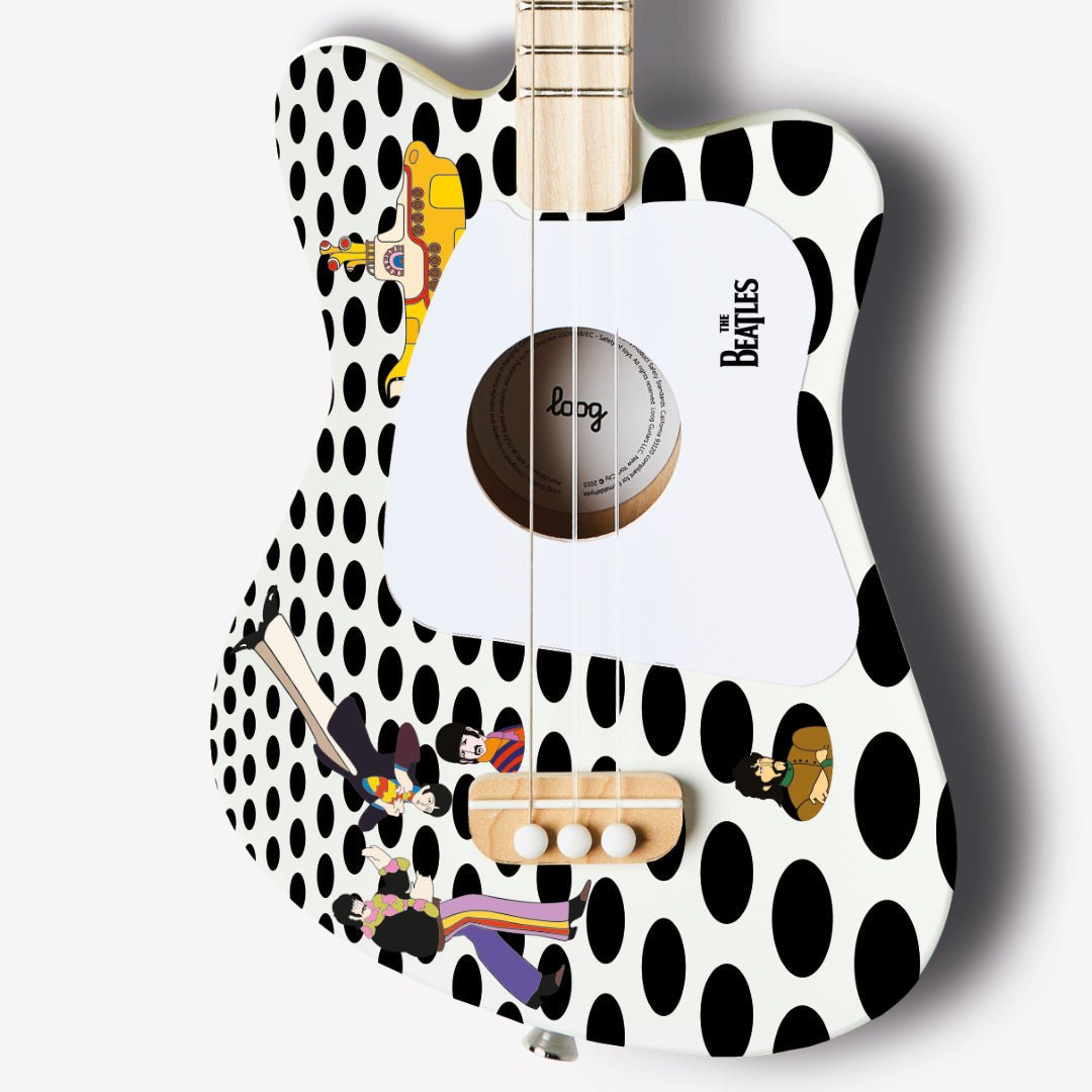 BEATLES + LOOG MINI GUITAR KIT, DOTS - Norman & Jules