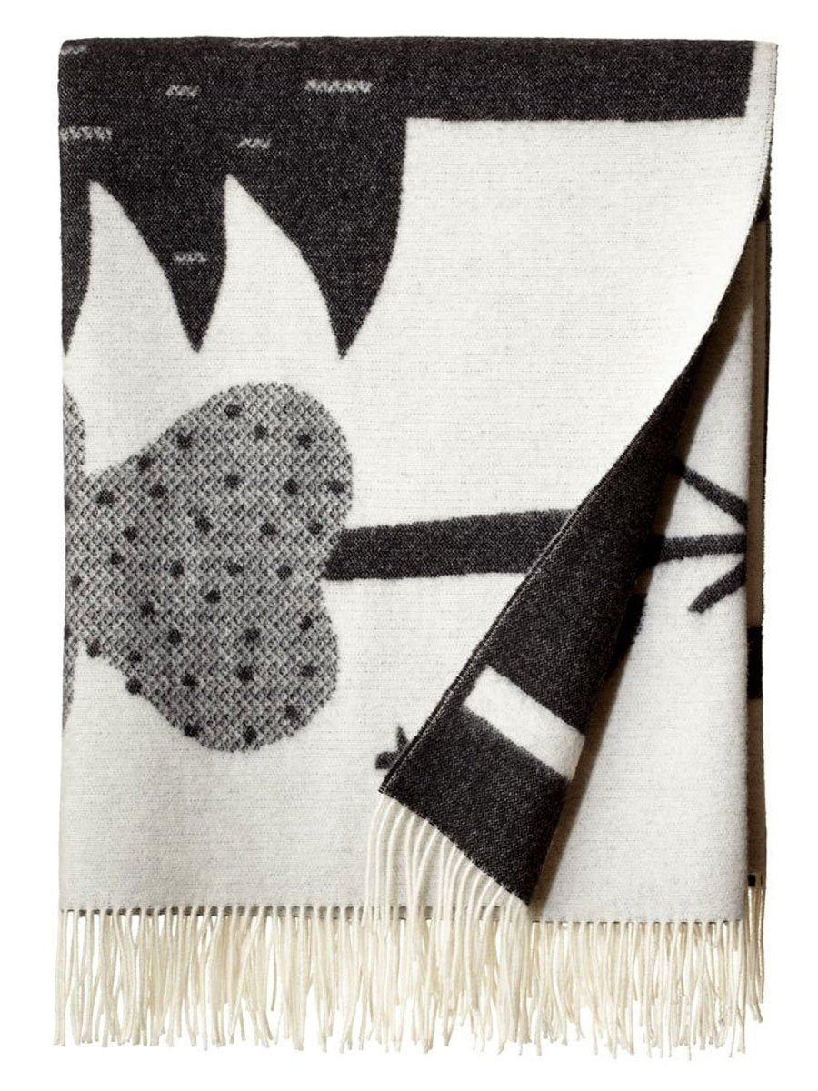 BLACK + WHITE FOREST THROW - Norman & Jules