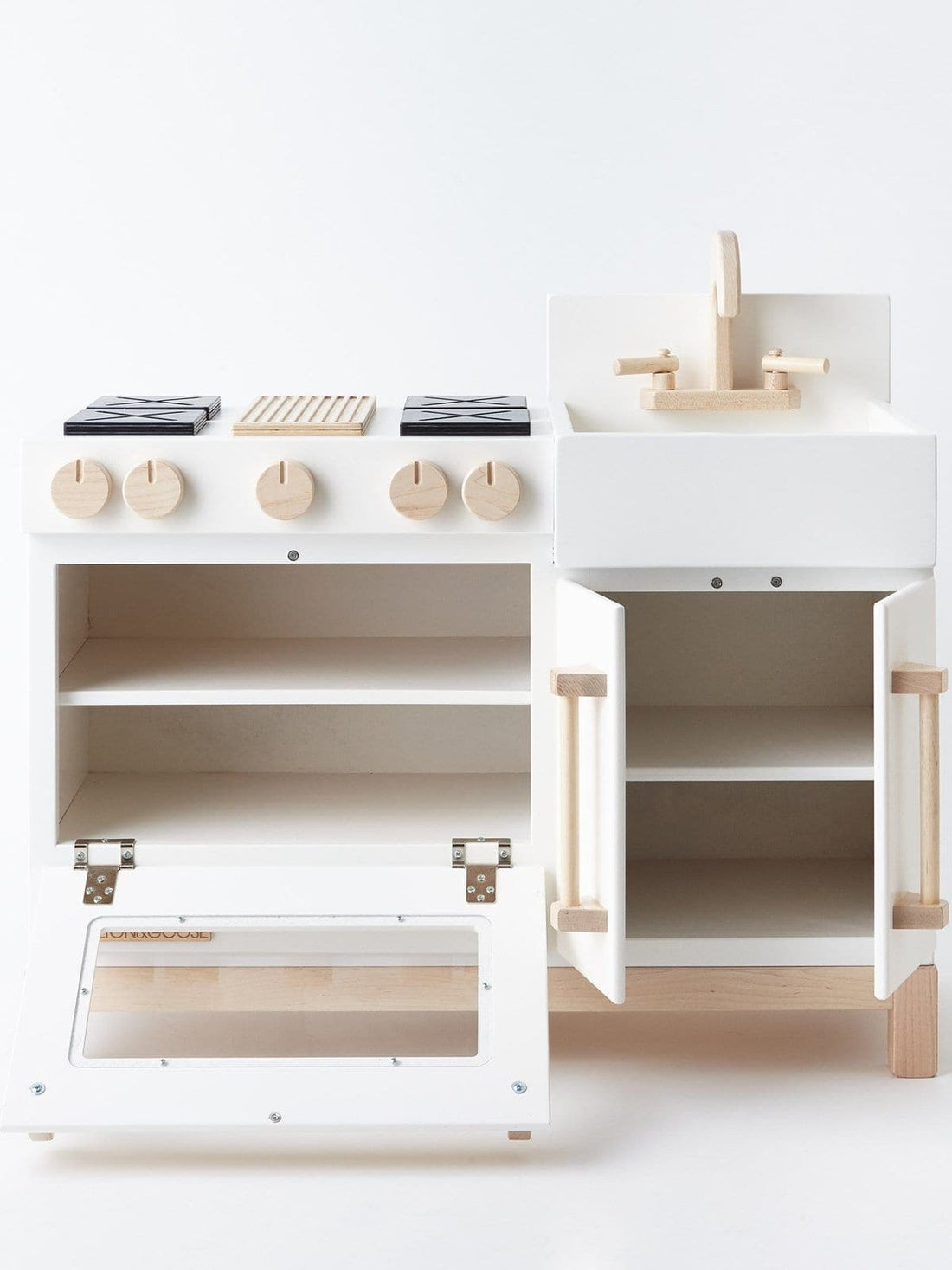 ESSENTIAL PLAY KITCHEN, WHITE - Norman & Jules