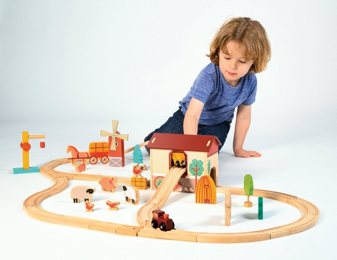 Farmyard Train Set - Norman & Jules