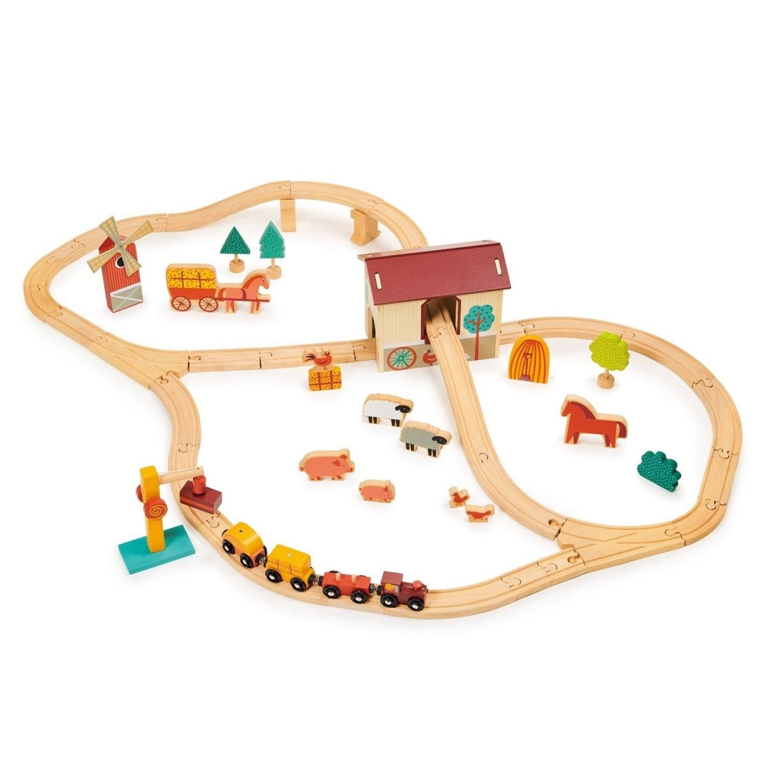 Farmyard Train Set - Norman & Jules