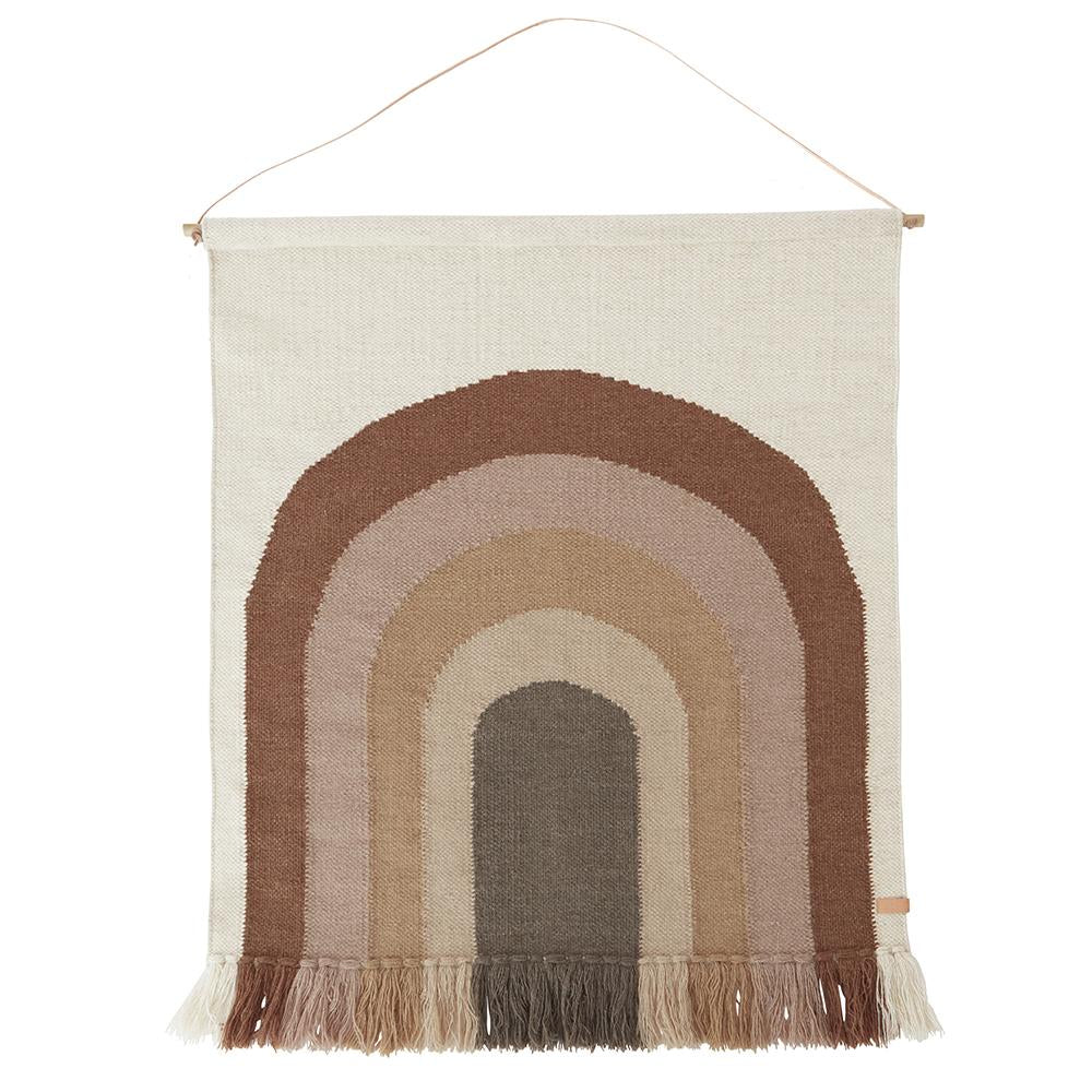 FOLLOW THE RAINBOW WALL RUG, CHOKO - Norman & Jules