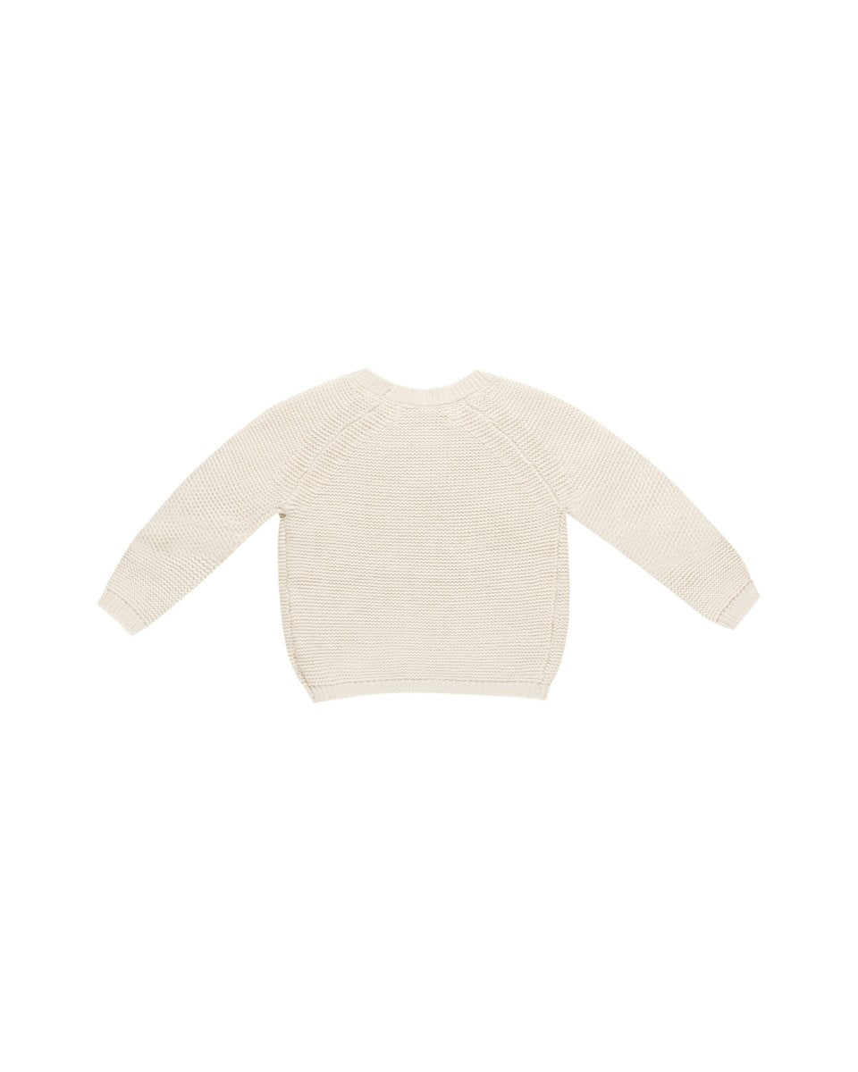 Knit Wrap Top, Natural - Norman & Jules