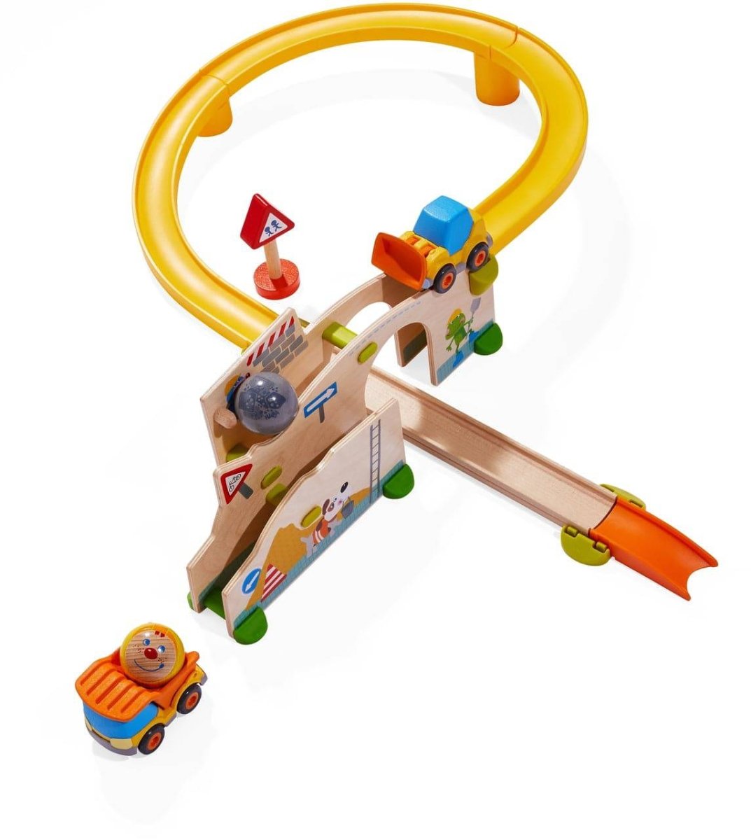 Kullerbu Construction Site Play Track Starter Set - Norman & Jules