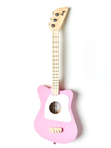 LOOG MINI 3 - STRING ACOUSTIC GUITAR, PINK - Norman & Jules