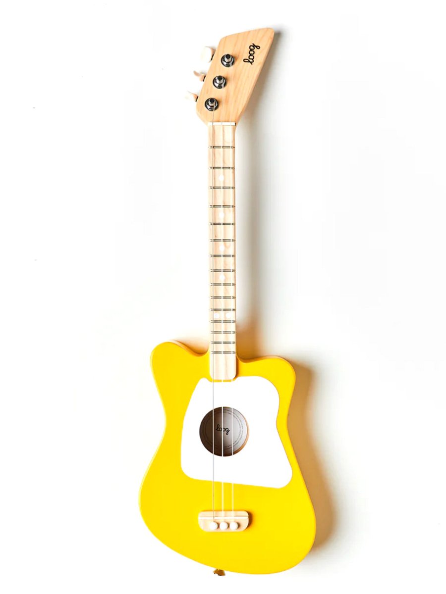 LOOG MINI 3 - STRING ACOUSTIC GUITAR, YELLOW - Norman & Jules