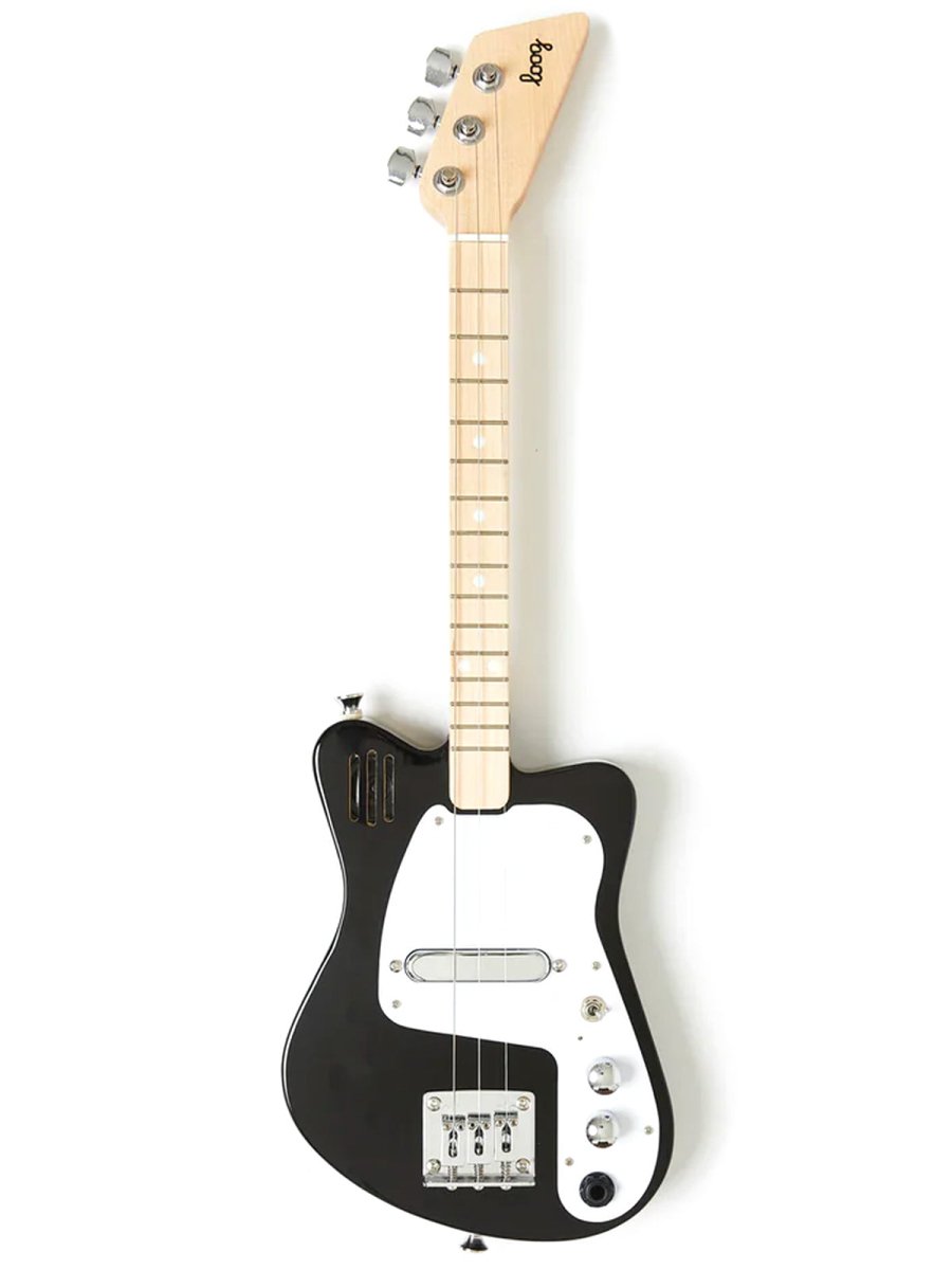 LOOG MINI 3 - STRING ELECTRIC GUITAR, BLACK - Norman & Jules