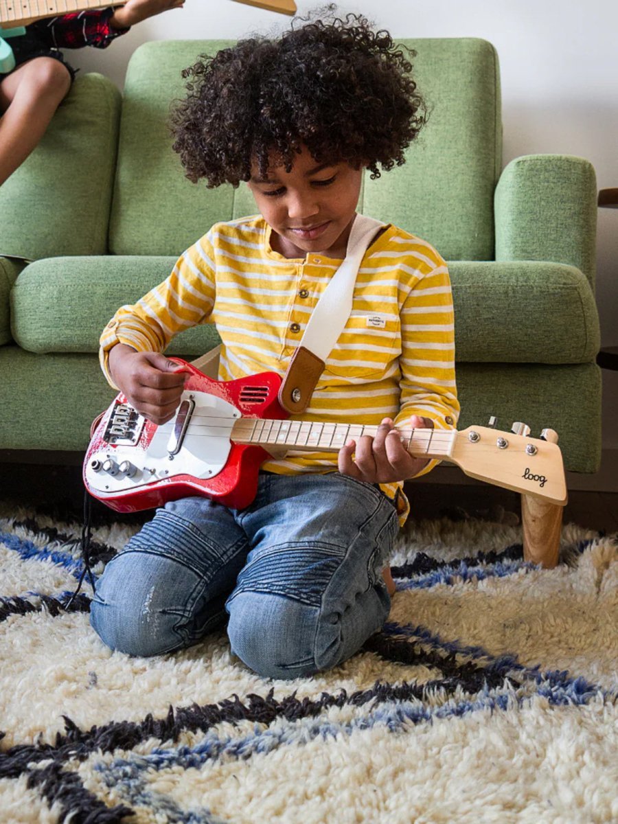 LOOG MINI 3 - STRING ELECTRIC GUITAR, BLACK - Norman & Jules