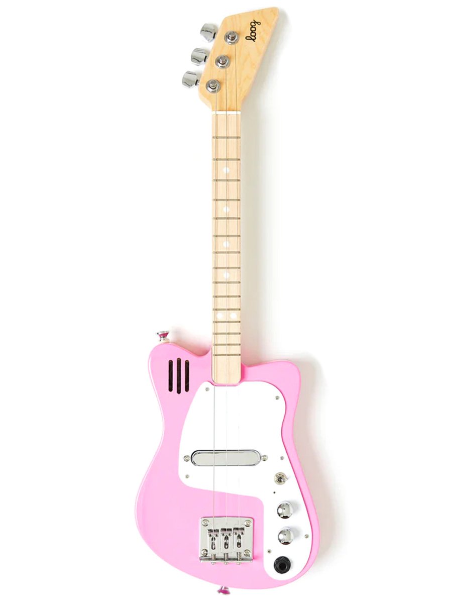 LOOG MINI 3 - STRING ELECTRIC GUITAR, PINK - Norman & Jules