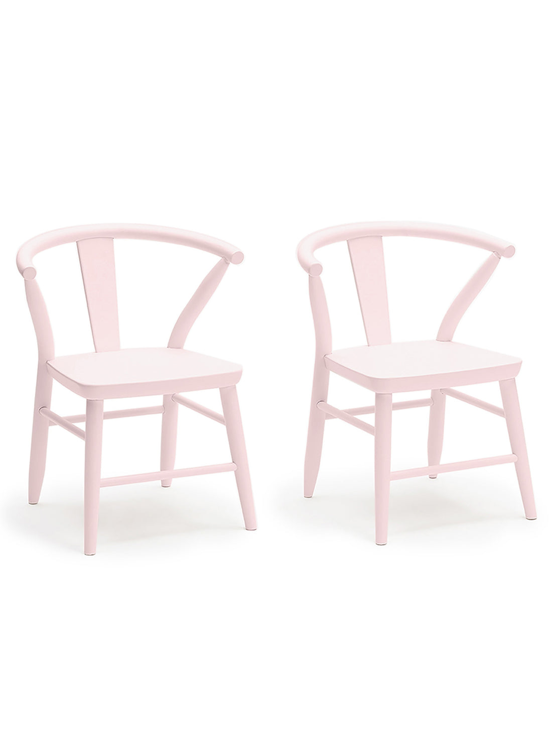 CRESCENT CHAIR (Pair), DUSTY ROSE