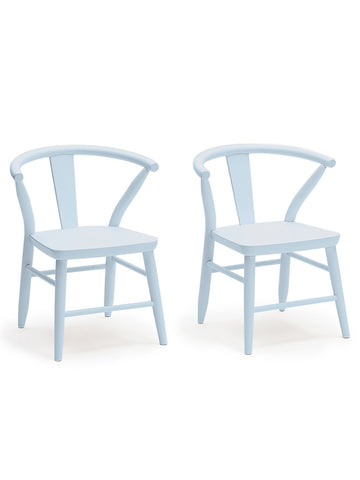 CRESCENT CHAIR (Pair), GRAY