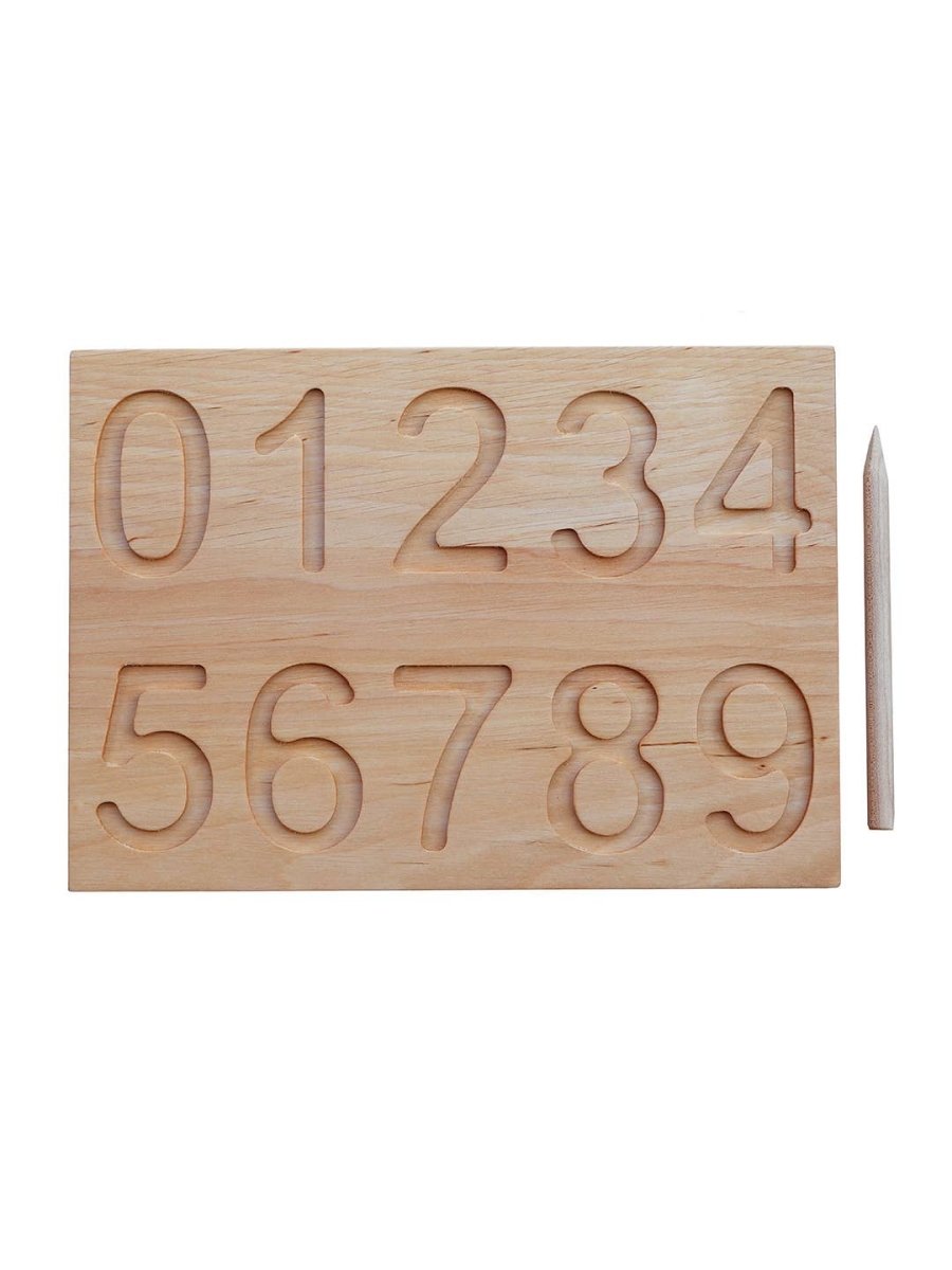 MONTESSORI NUMBER TRACING BOARD - Norman & Jules