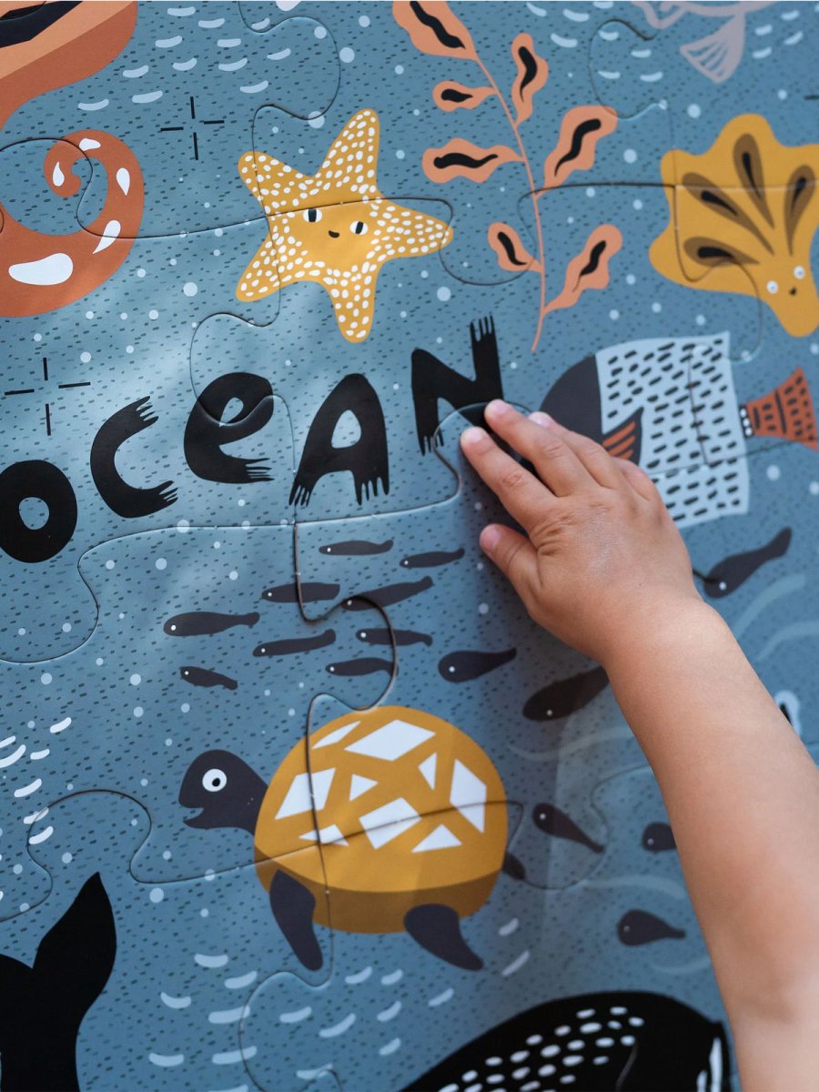 Ocean Life Floor Puzzle - Norman & Jules