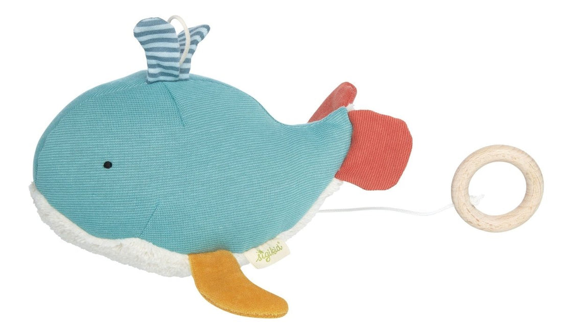 Organic Whale Musical Toy - Norman & Jules