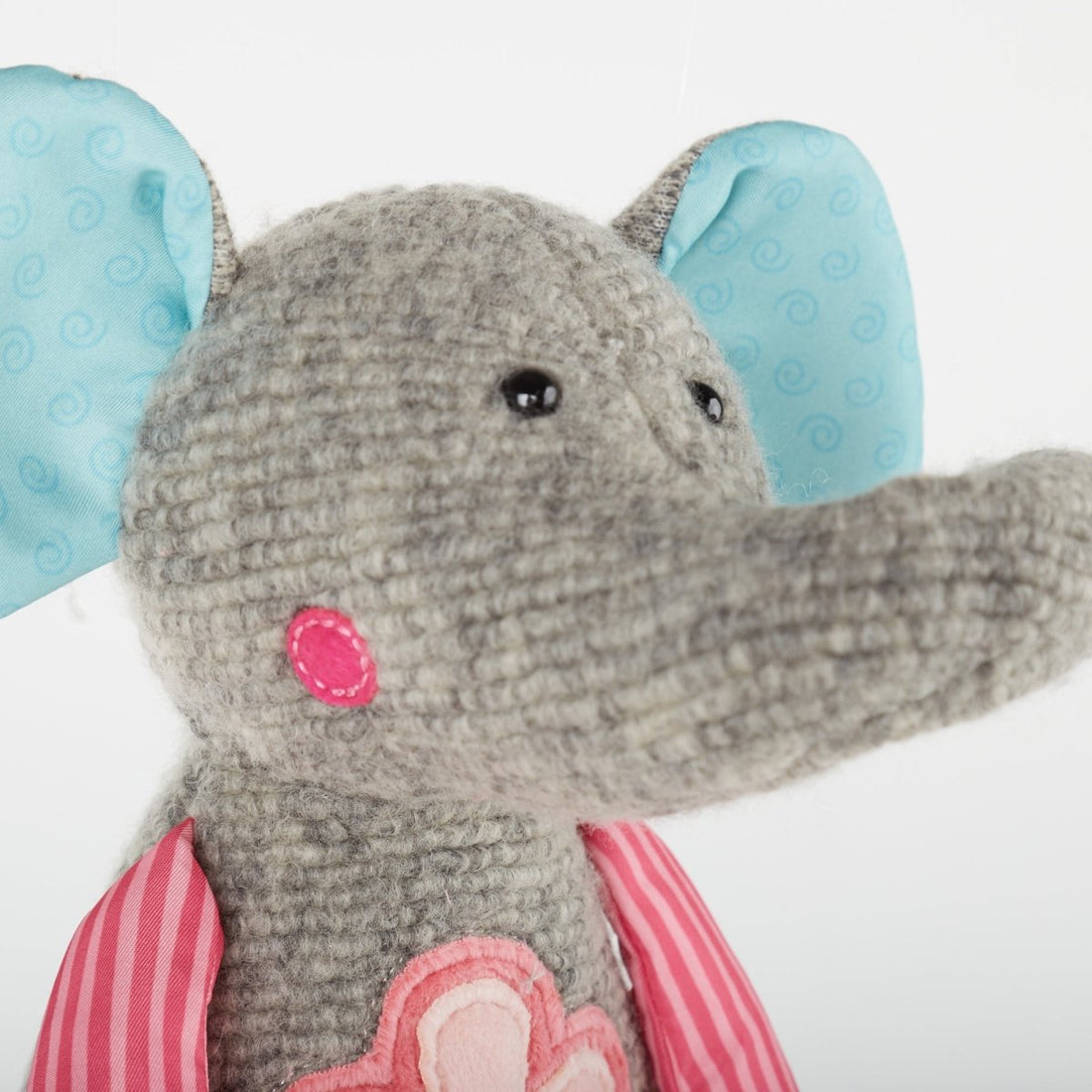 Patchwork Flower Elephant Plush Toy - Norman & Jules