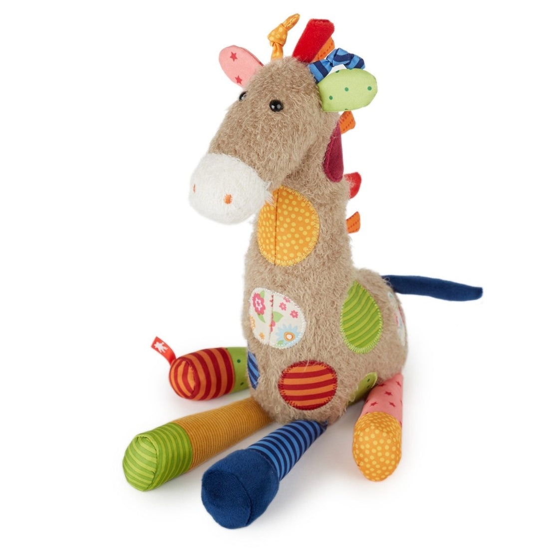 Patchwork Giraffe Plush Toy - Norman & Jules