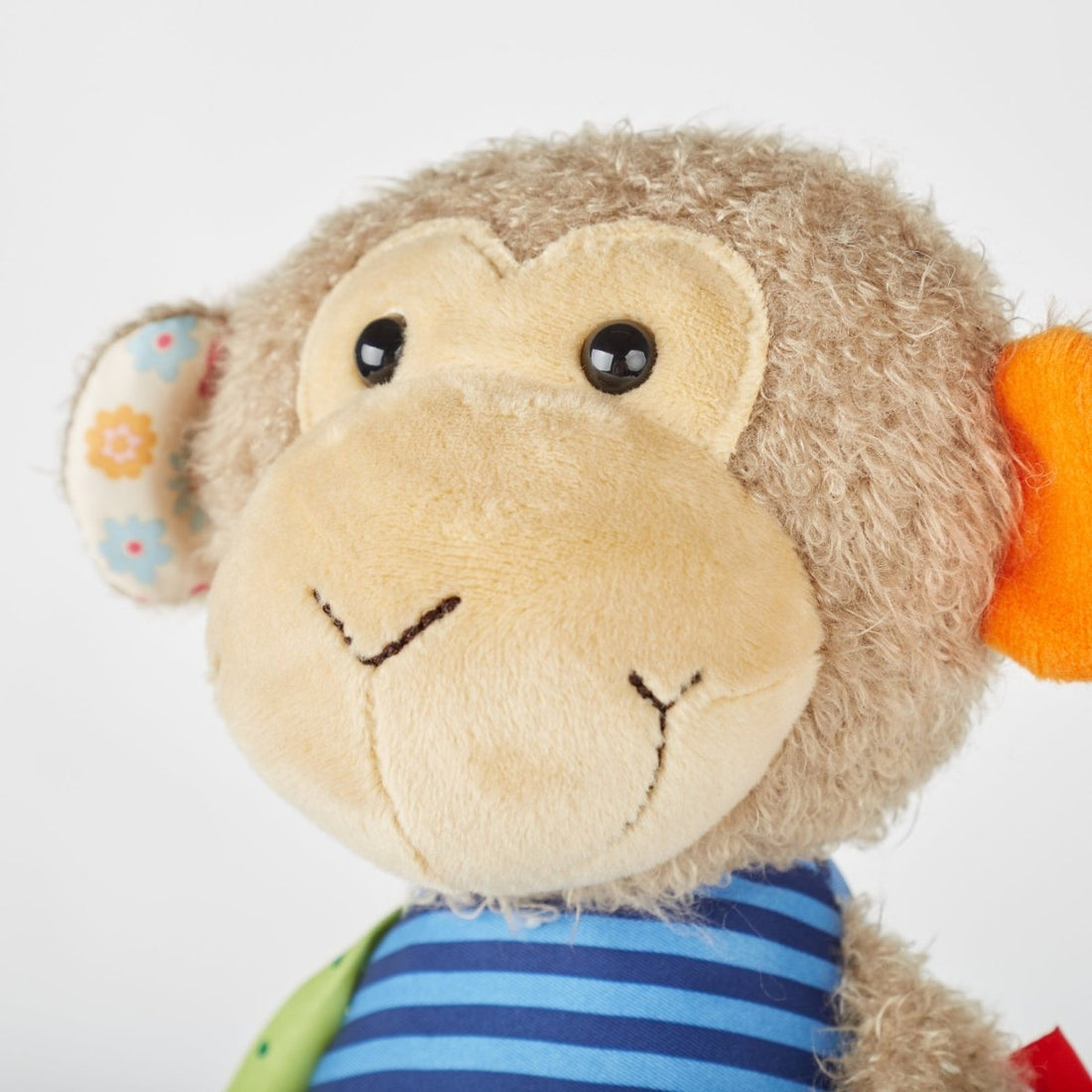 Patchwork Monkey Plush Toy - Norman & Jules