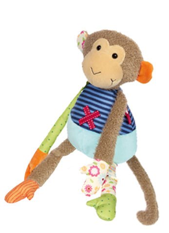 Patchwork Monkey Plush Toy - Norman & Jules