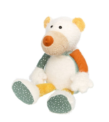 Patchwork Polar Bear Plush Toy - Norman & Jules