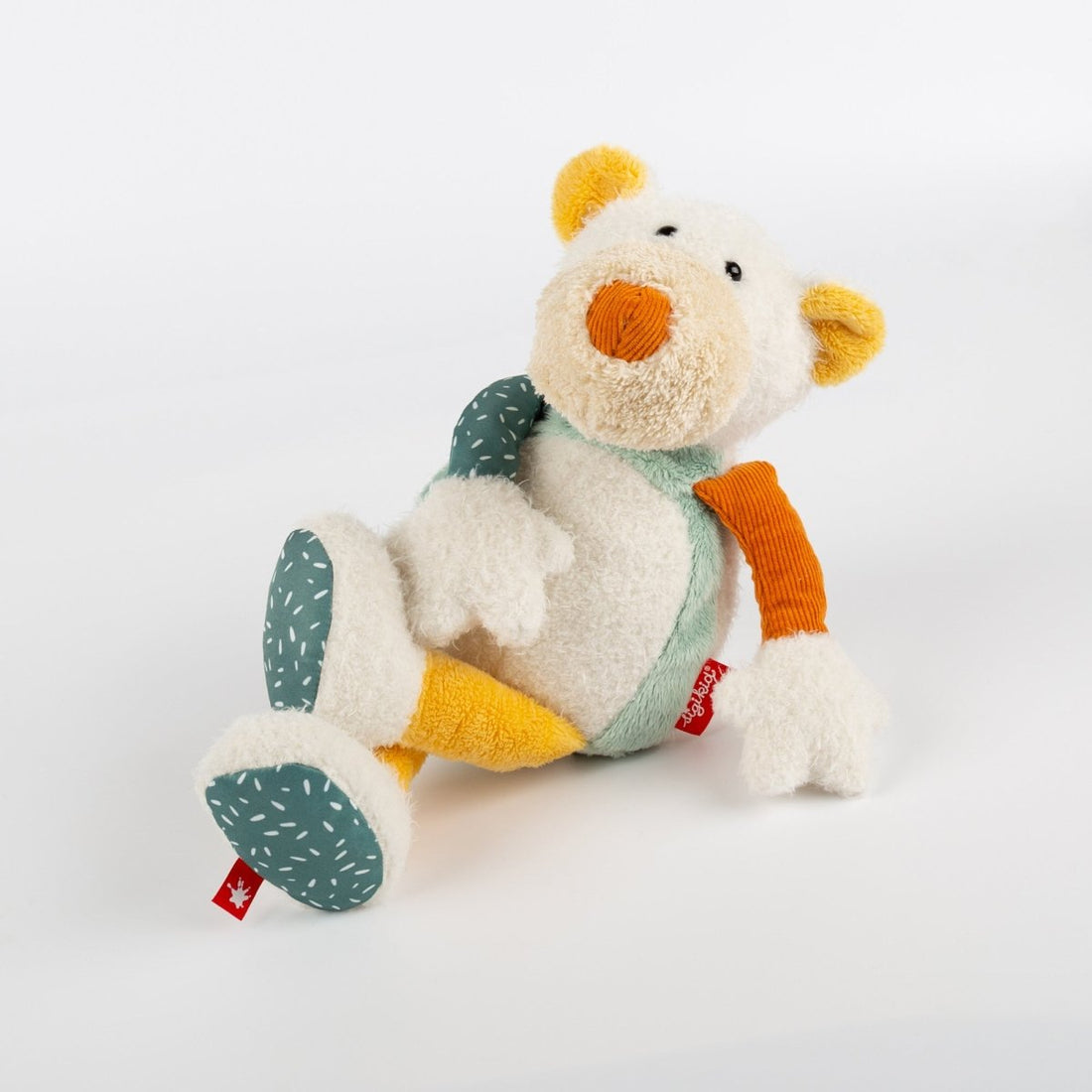 Patchwork Polar Bear Plush Toy - Norman & Jules