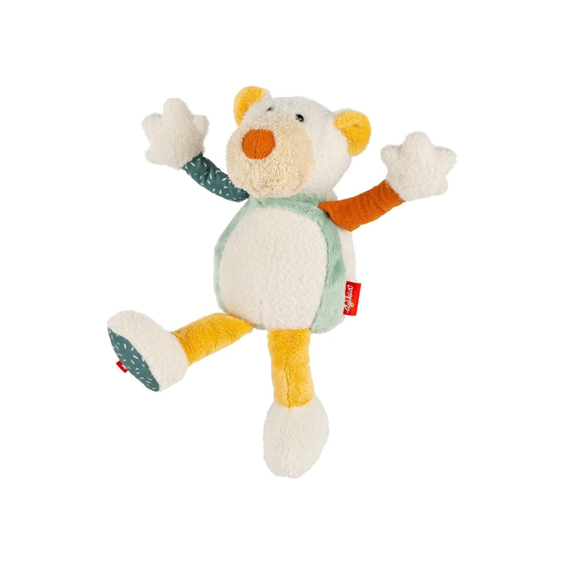 Patchwork Polar Bear Plush Toy - Norman & Jules