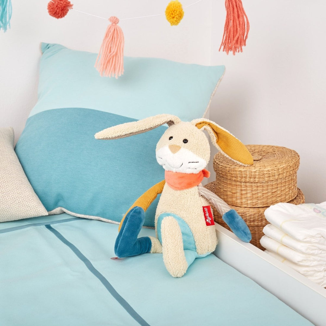 Patchwork Rabbit Plush Toy - Norman & Jules