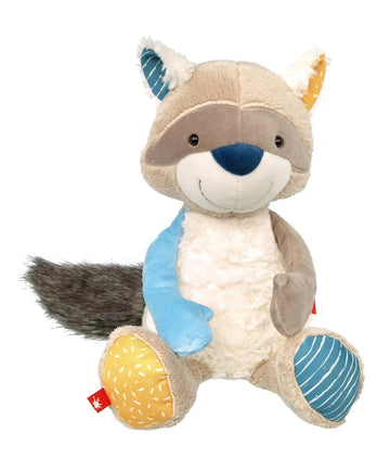 Patchwork Raccoon Plush Toy - Norman & Jules