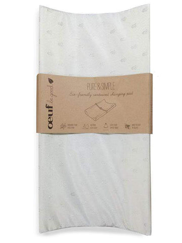 PURE & SIMPLE ECO-FRIENDLY CONTOURED CHANGING PAD - Norman & Jules