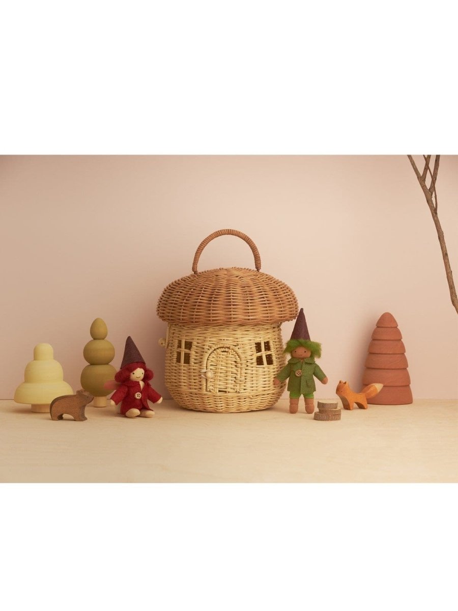 RATTAN MUSHROOM BASKET - Norman & Jules