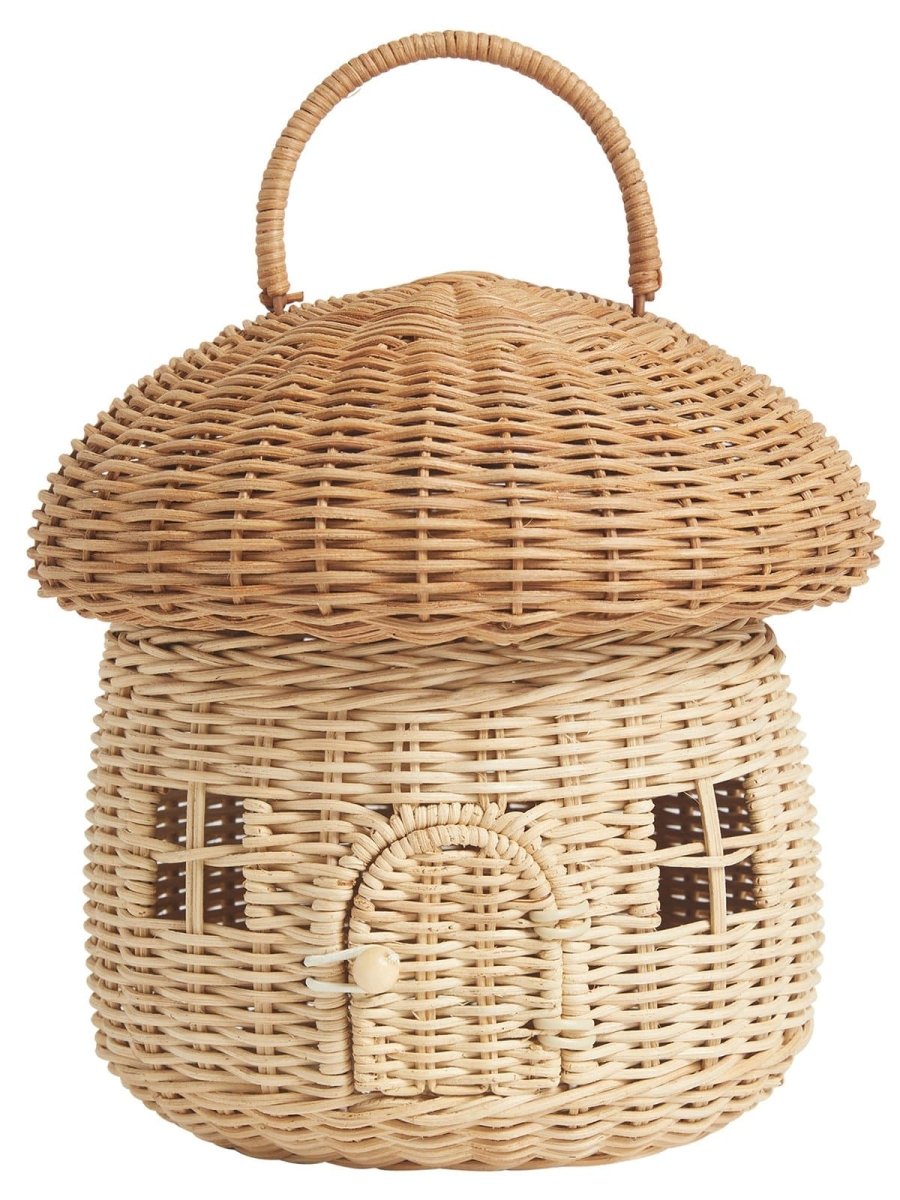 RATTAN MUSHROOM BASKET - Norman & Jules