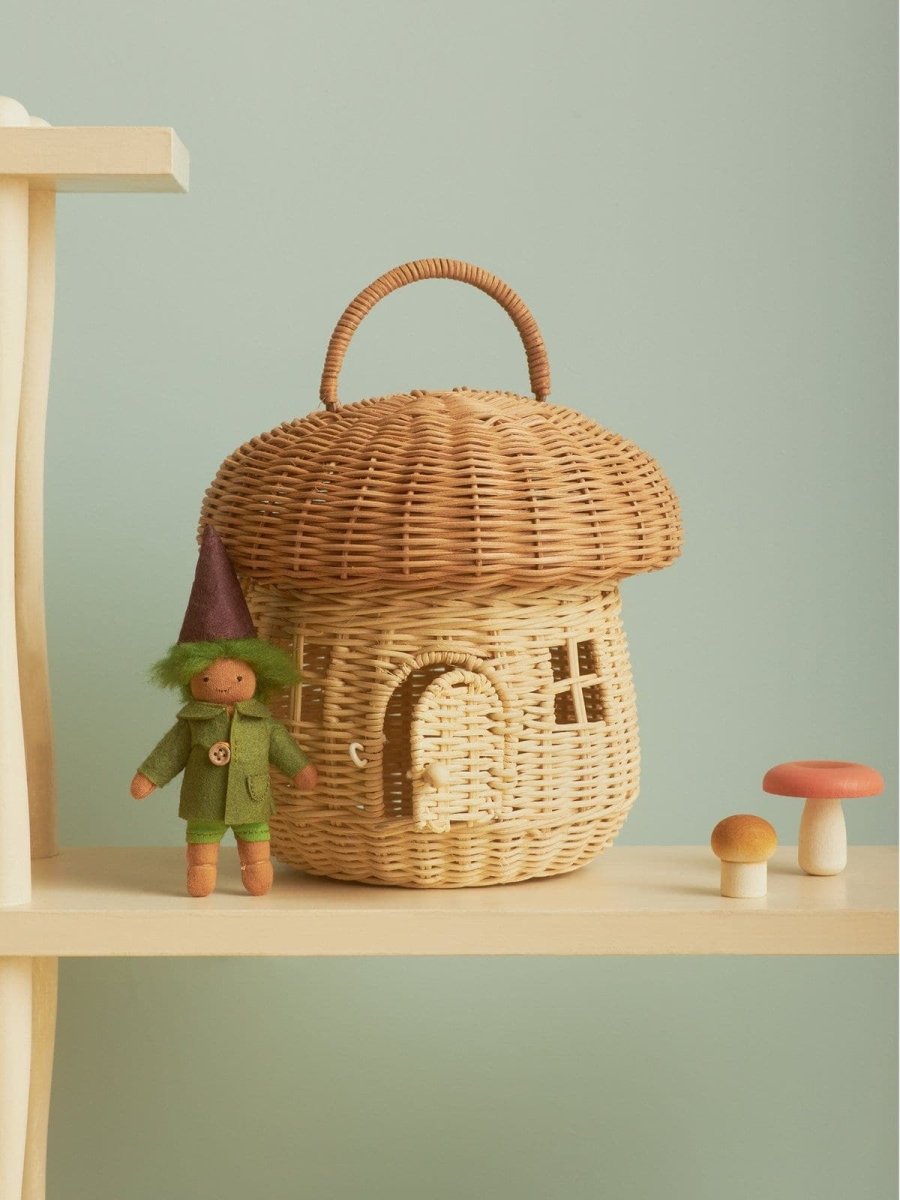 RATTAN MUSHROOM BASKET - Norman & Jules