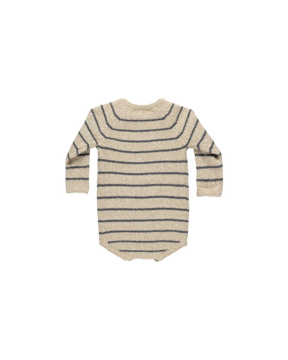 Riggens Romper, Indigo Stripe - Norman & Jules