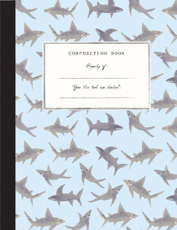 Sharks Composition Book - Norman & Jules