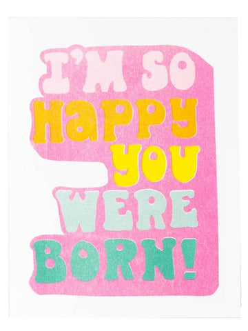 SO HAPPY YOU WERE BORN CARD - Norman & Jules