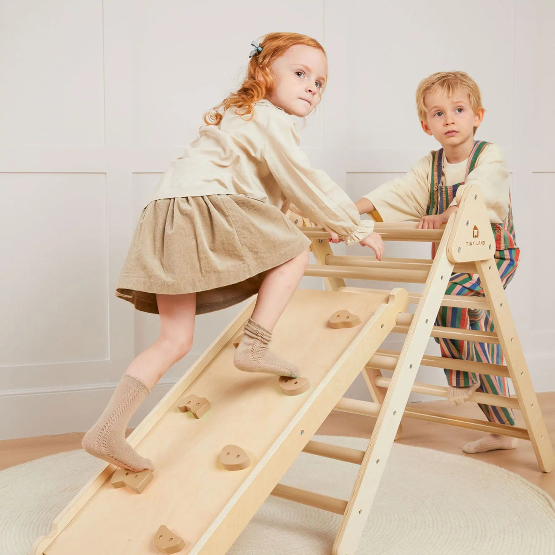 Tiny Land® 7 - in - 1 Montessori Climbing Set - Norman & Jules