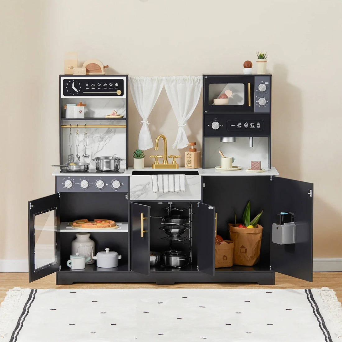 Tiny Land® Iconic Kitchen - Black - Norman & Jules