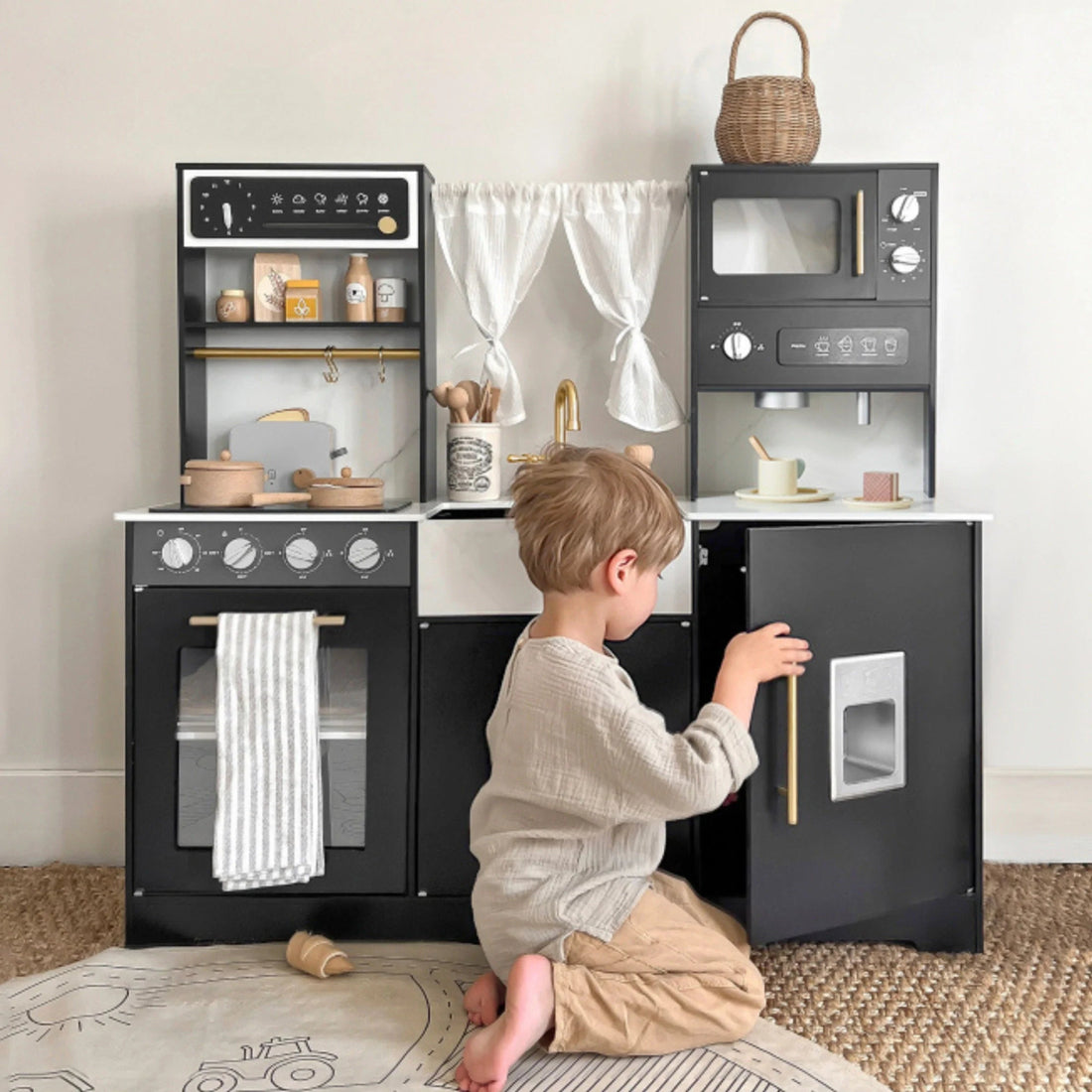 Tiny Land® Iconic Kitchen - Black - Norman & Jules