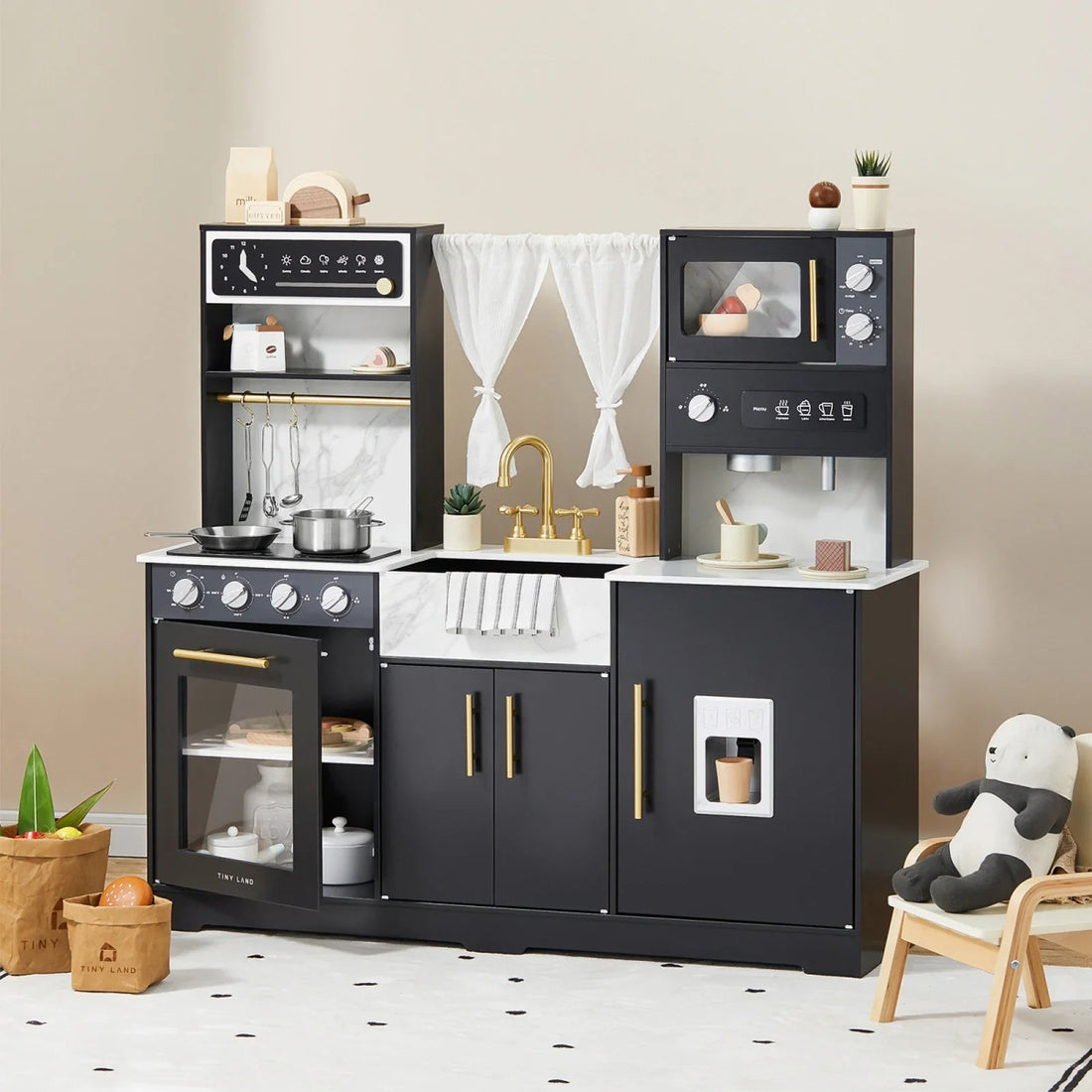 Tiny Land® Iconic Kitchen - Black - Norman & Jules